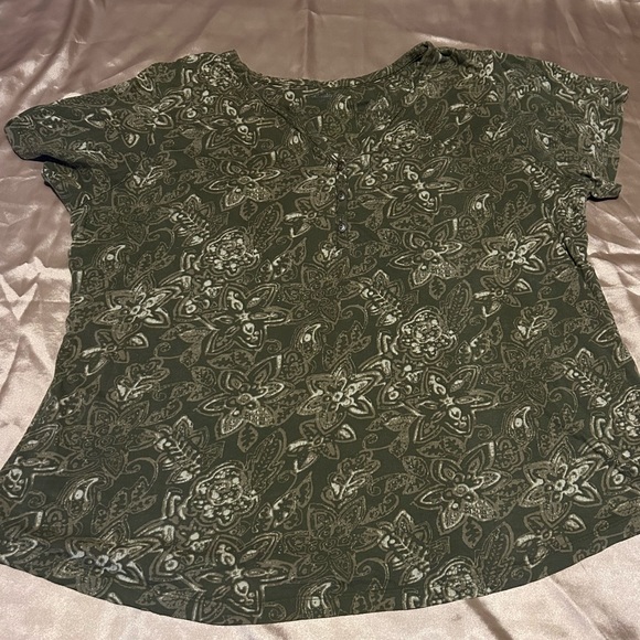 Coldwater creak pattern tee shirt size L - Picture 5 of 6